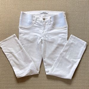 J BRAND maternity white cropped skinny - size 26